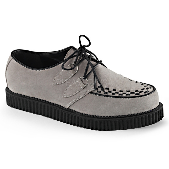 Other - Mens Suede Platform Lace Up Punk Creeper Shoes